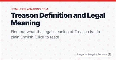 treason definition for dummies.